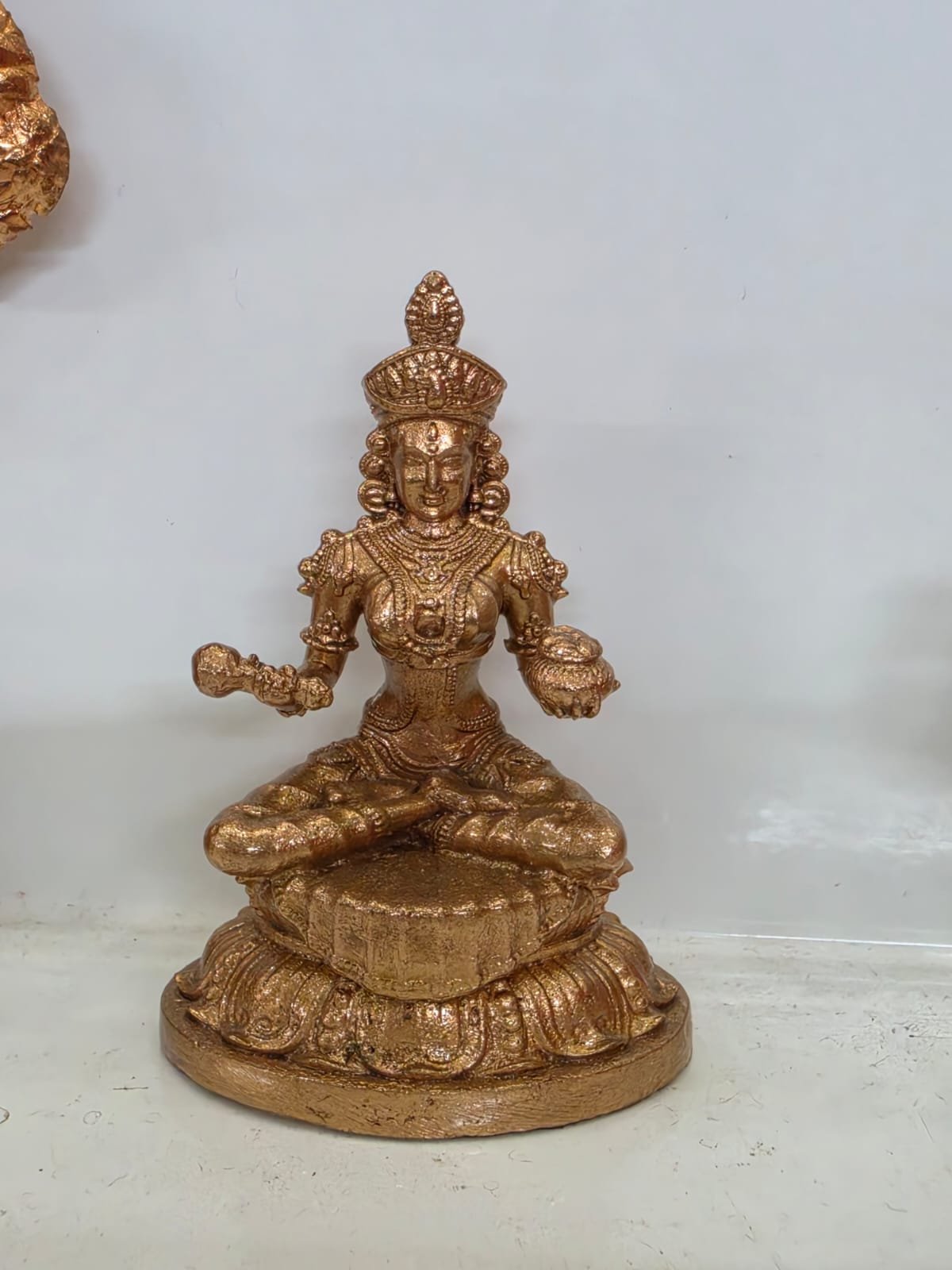 Goddess Annapurna Superfine Bronze Statue