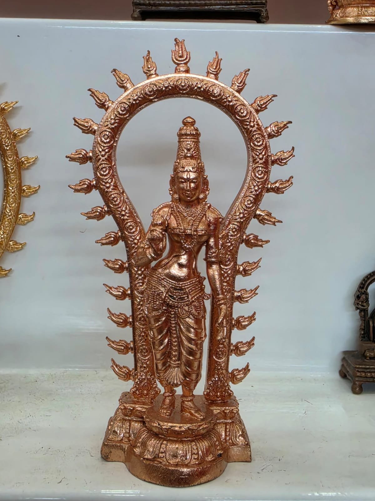 Goddess Parvati Bronze Idol