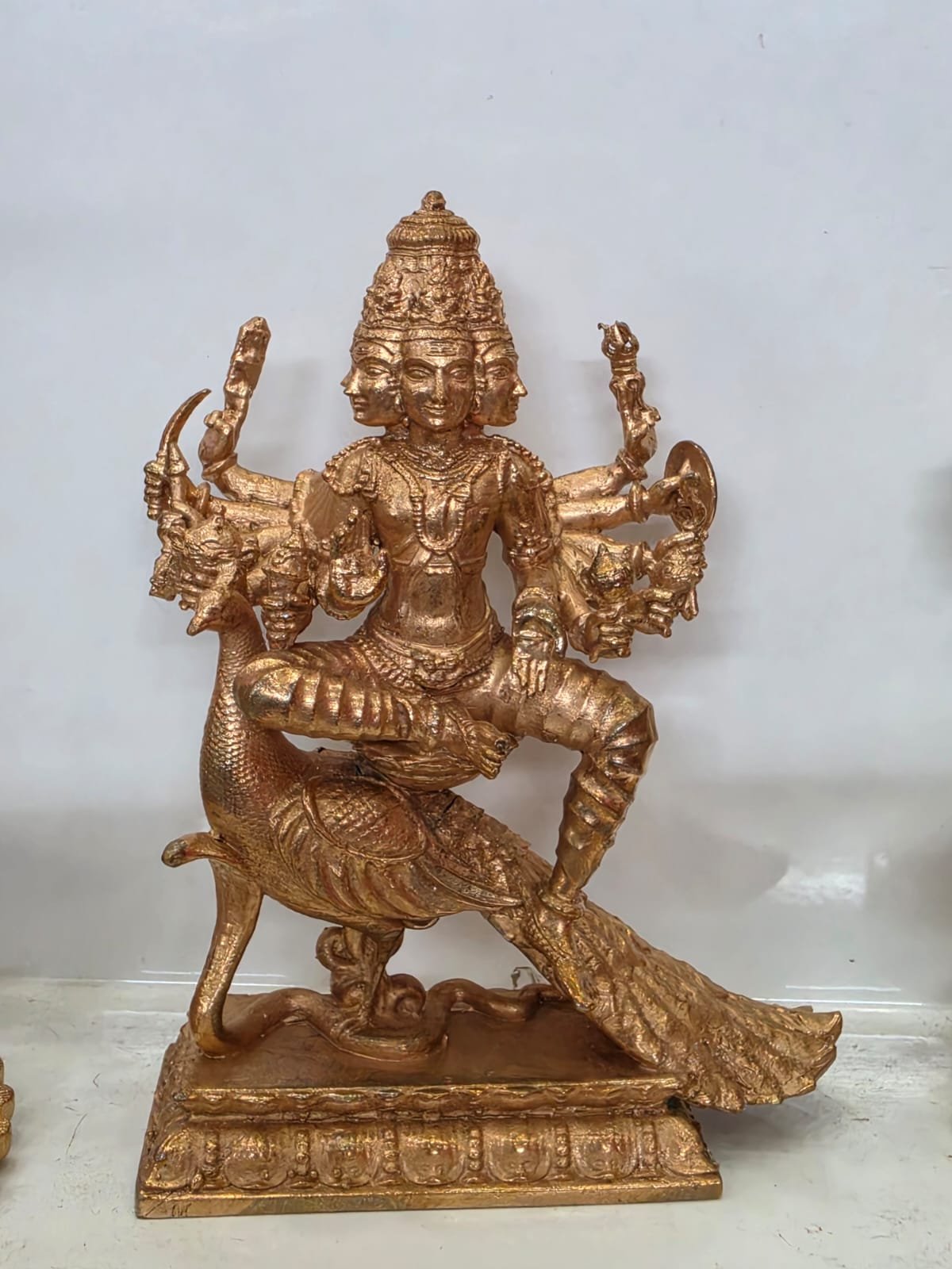 Lord Subramanya Bronze Figure