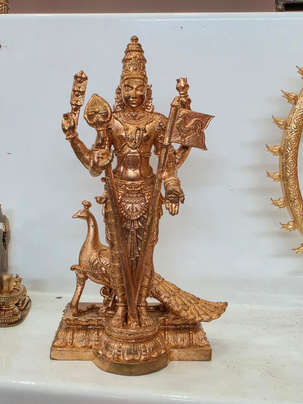 Lord Murugan with Vel Idol