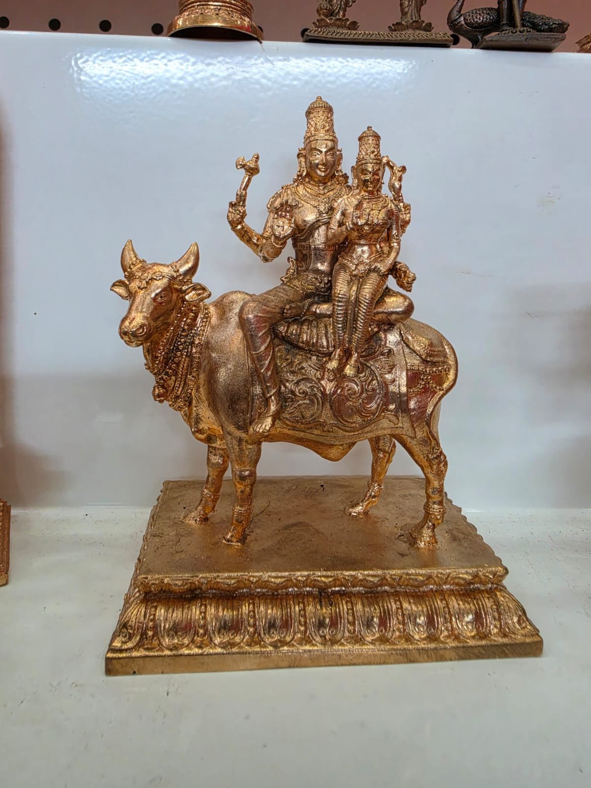 Shiva Parvati Divine Couple Idol